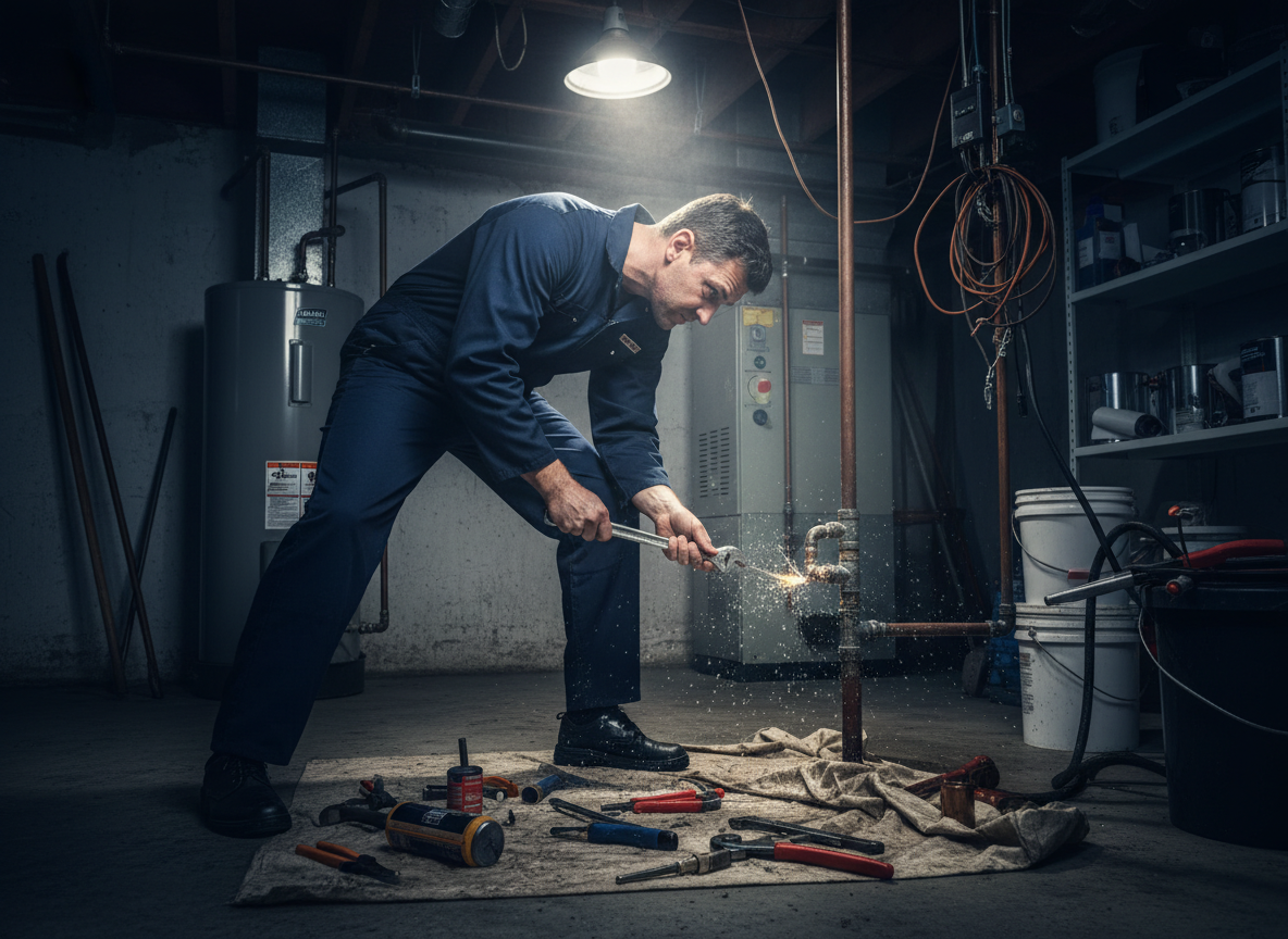 Emergency plumbing response